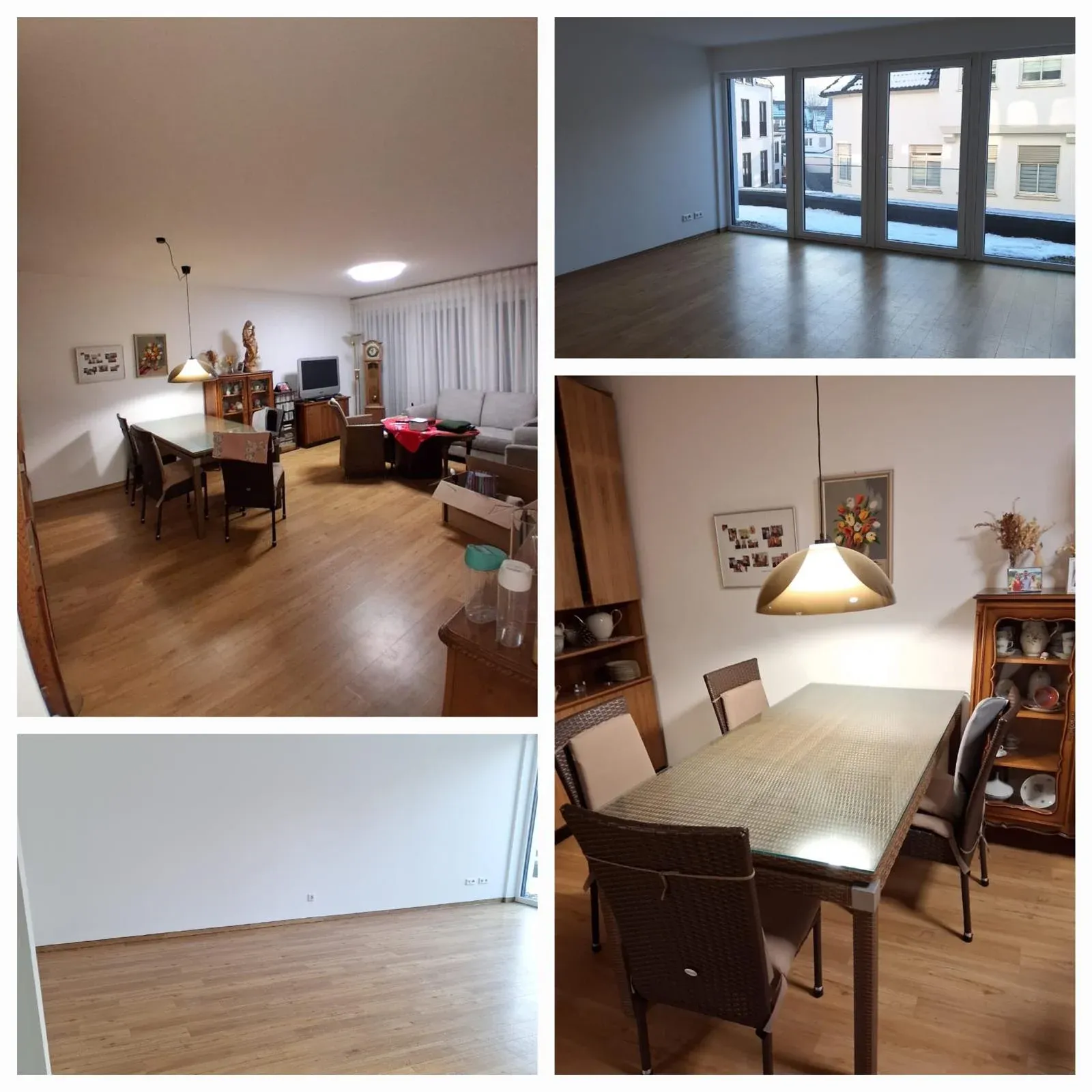 Ausgeräumte Wohnung nach einer Entrümpelung