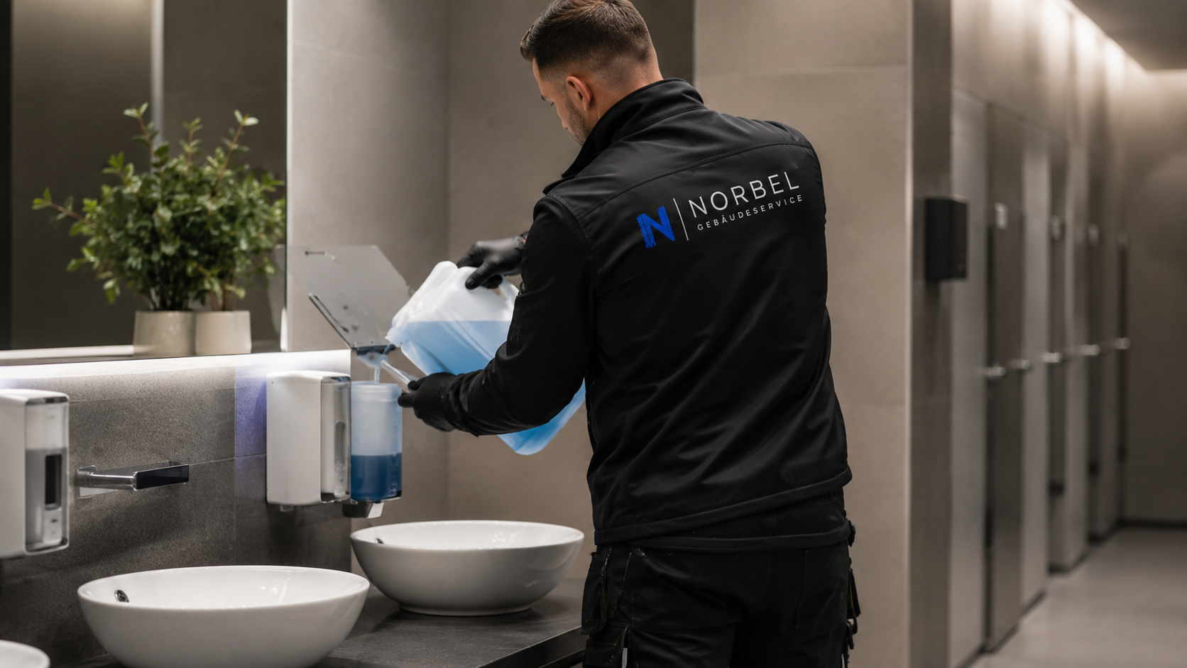 Norbel Hygieneservice bei der professionellen Reinigung und Versorgung stark genutzter Bereiche